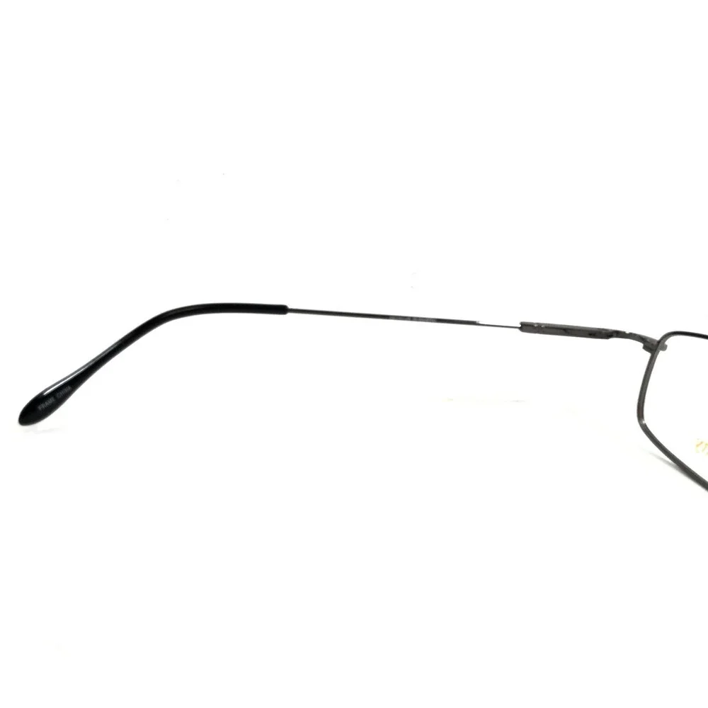 Reality R 3776 GUNMETAL Eyeglasses Frames Grey Rectangular Full Rim 55-17-145